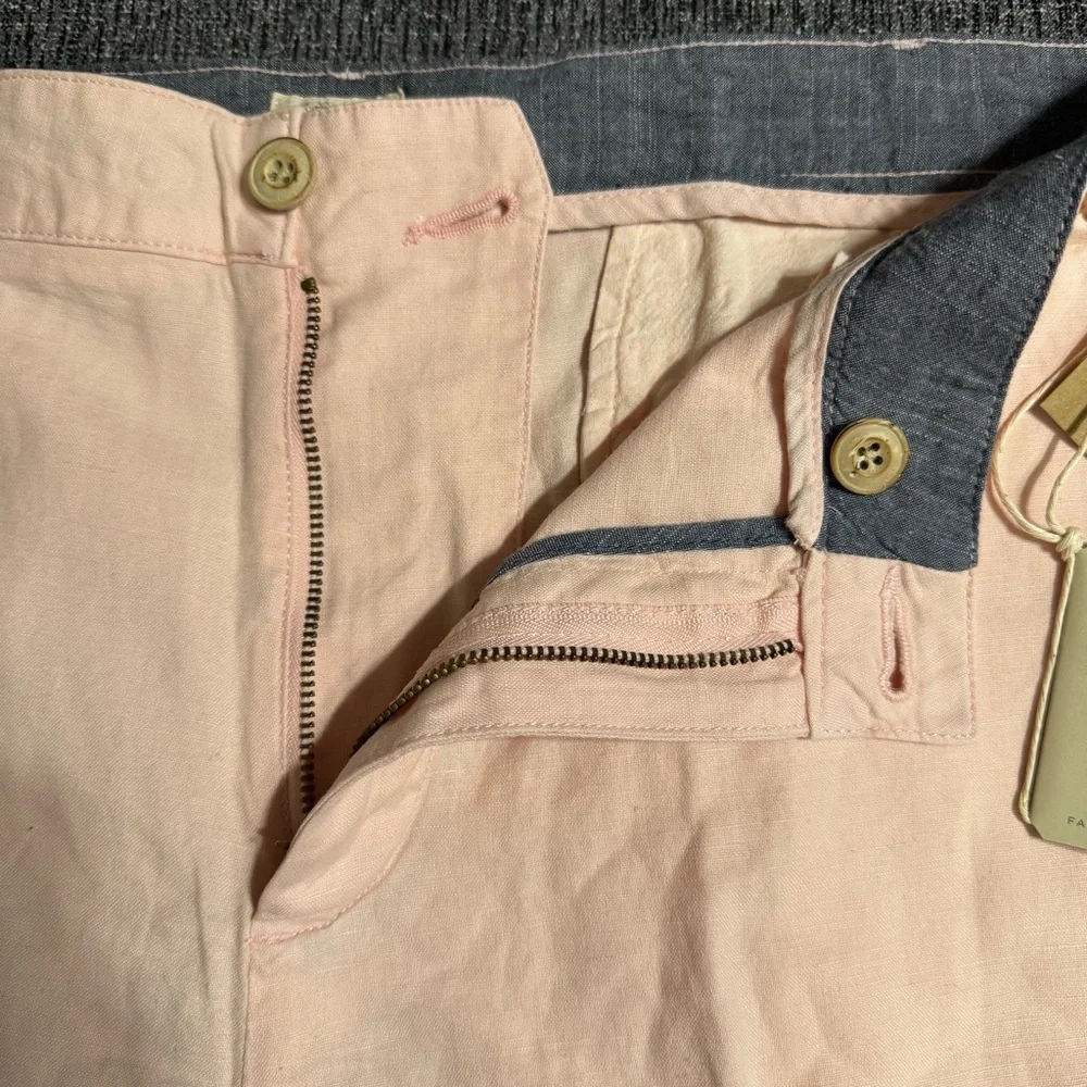 Faherty Malibu Linen & Cotton Chino Shorts